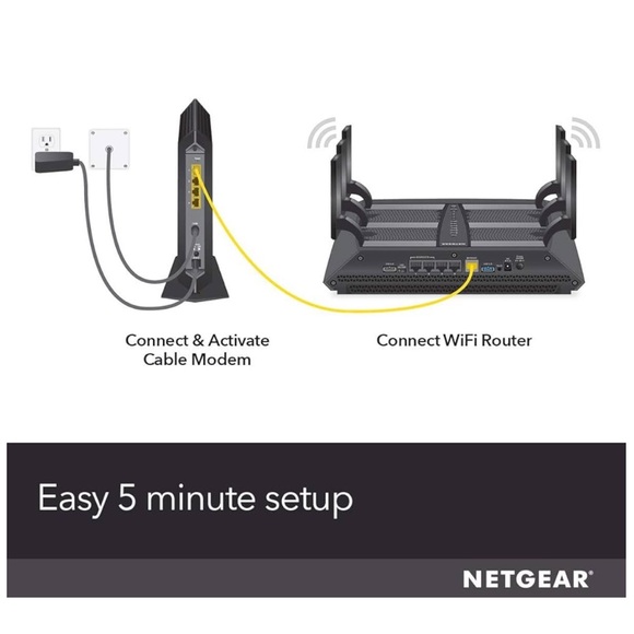 (NEW IN BOX) NETGEAR Nighthawk Cable Modem CM1200 - Picture 8 of 9
